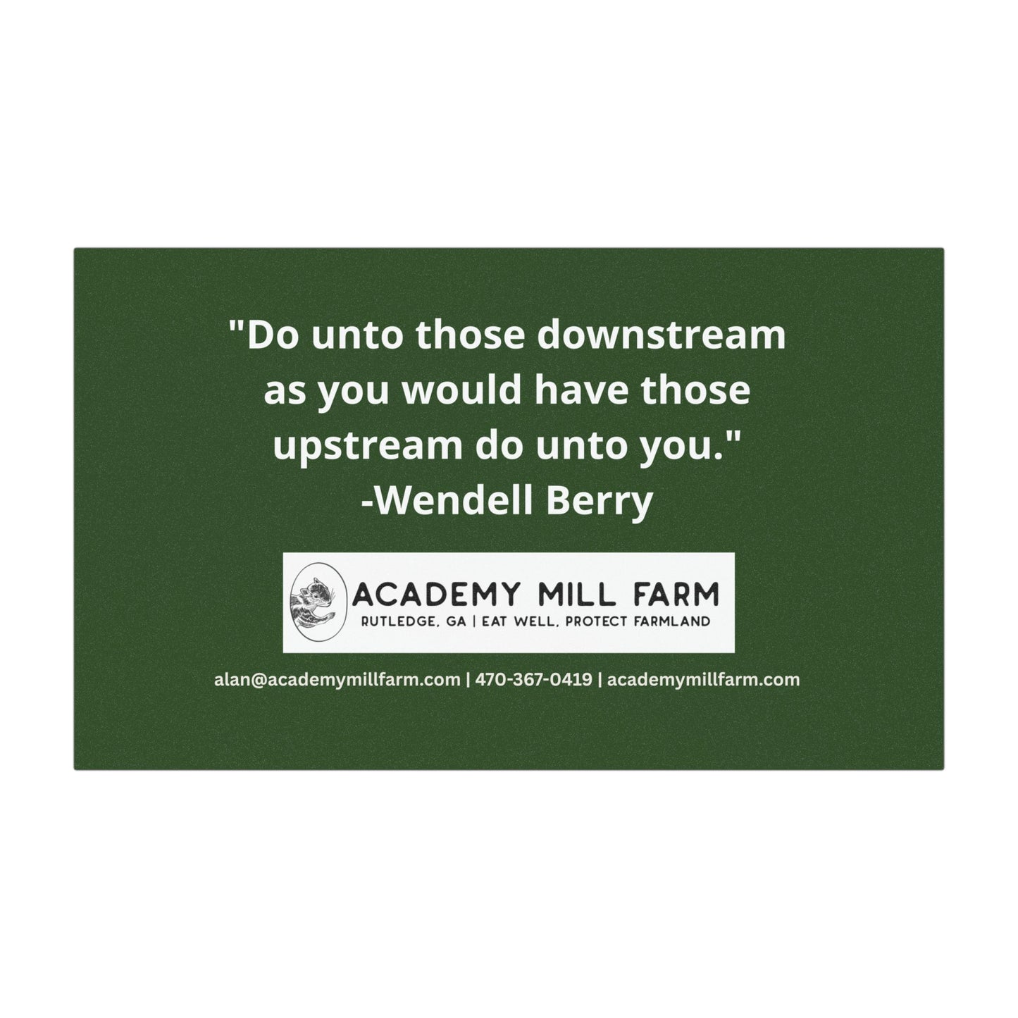 Car Magnet: Support Academy Mill Farm
