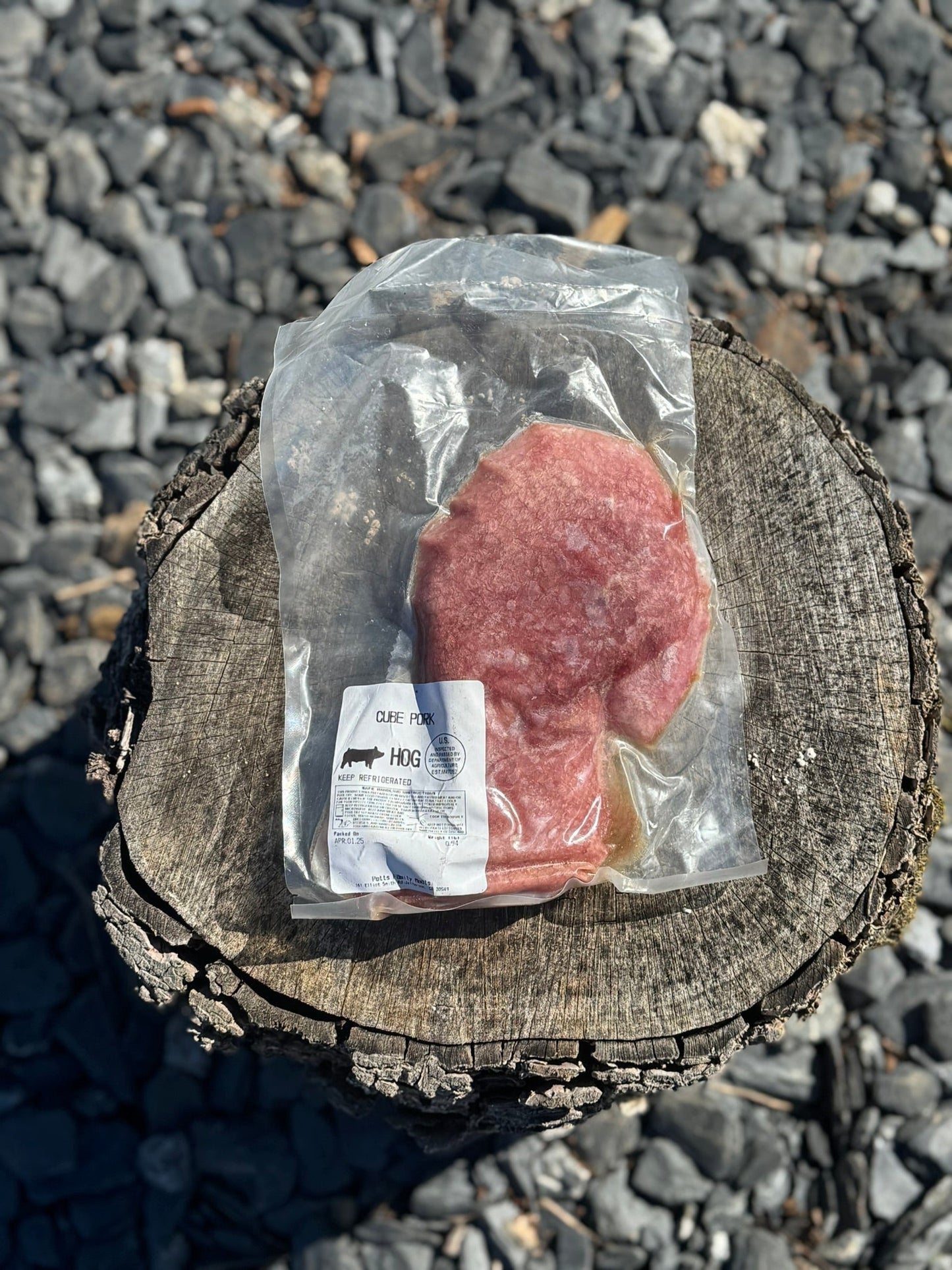 Pastured Cubed Pork